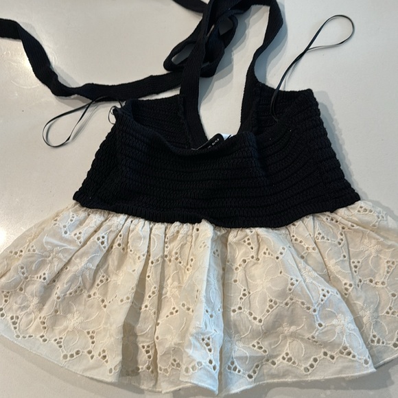 Like new Zara knit top w crochet details - Picture 4 of 4